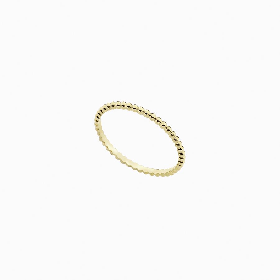 Een 18 krt geelgouden ring van Antonio Bernardo model Dany Ponto